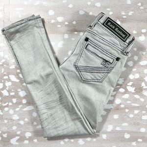 Rock Revival Low Rise Skinny Fit Stretch Denim Jeans in Maple Women's Size 25